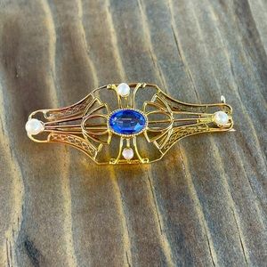 10k Gold Victorian Brooch
